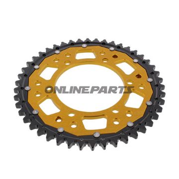 Rear Sprocket Dual 46 Tooth Pitch 530 Goldzf Inner Diameter 110 Bolt Spacing 130
