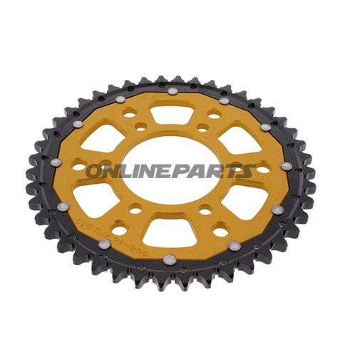 Rear Sprocket Dual 44 Tooth Pitch 530 Goldzf Inner Diameter 080 Bolt Spacing 104