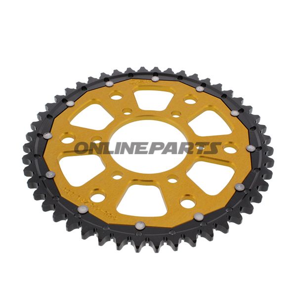 Rear Sprocket Dual 48 Tooth Pitch 530 Goldzf Inner Diameter 080 Bolt Spacing 104