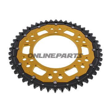 Rear Sprocket Dual 48 Tooth Pitch 530 Goldzf Inner Diameter 120 Bolt Spacing 140