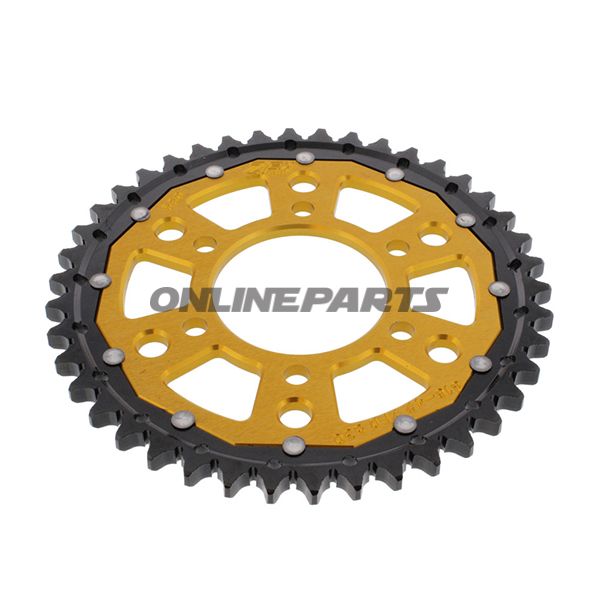 Rear Sprocket Dual 42 Tooth Pitch 530 Goldzf Inner Diameter 076 Bolt Spacing 100