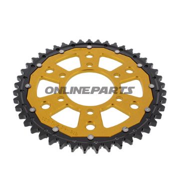 Rear Sprocket Dual 45 Tooth Pitch 530 Goldzf Inner Diameter 076 Bolt Spacing 100