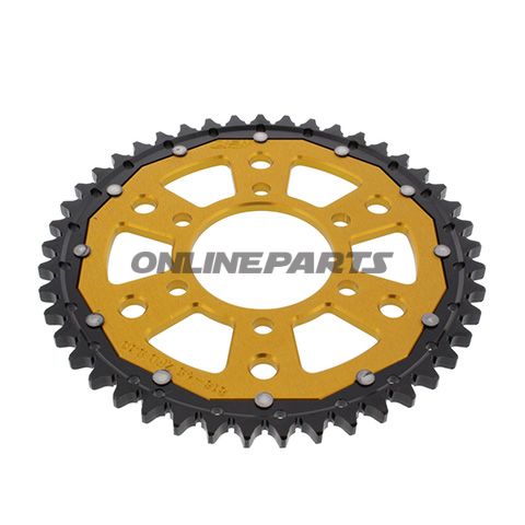 Rear Sprocket Dual 45 Tooth Pitch 530 Goldzf Inner Diameter 076 Bolt Spacing 100