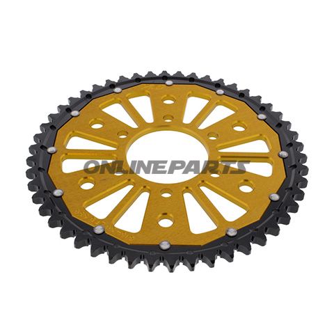 Rear Sprocket Dual 50 Tooth Pitch 530 Goldzf Inner Diameter 076 Bolt Spacing 100