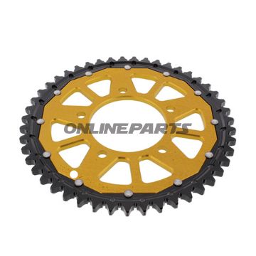 Rear Sprocket Dual 47 Tooth Pitch 530 Goldzf Inner Diameter 087 Bolt Spacing 110