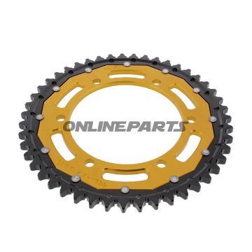 Rear Sprocket Dual 47 Tooth Pitch 530 Goldzf Inner Diameter 130 Bolt Spacing 150