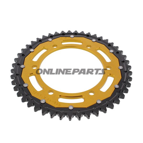 Rear Sprocket Dual 47 Tooth Pitch 530 Goldzf Inner Diameter 130 Bolt Spacing 150