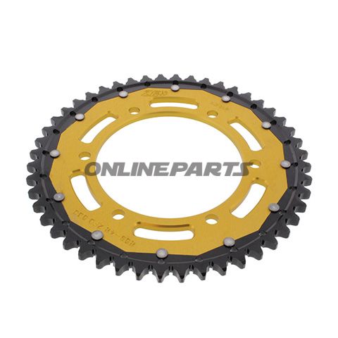 Rear Sprocket Dual 48 Tooth Pitch 530 Goldzf Inner Diameter 130 Bolt Spacing 150