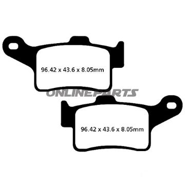 Brake Pads Std Ebc Fa631
