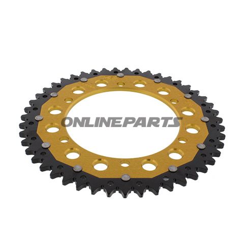 Rear Sprocket Dual 47 Tooth Pitch 520 Goldzf Inner Diameter 136 Bolt Spacing 154