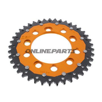 Rear Sprocket Dual 41 Tooth Pitch 525 Orangezf Inner Diameter 101 Bolt Spacing 124