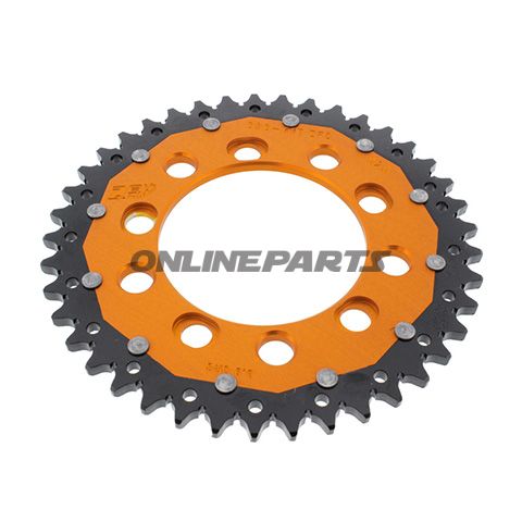 Rear Sprocket Dual 41 Tooth Pitch 525 Orangezf Inner Diameter 101 Bolt Spacing 124