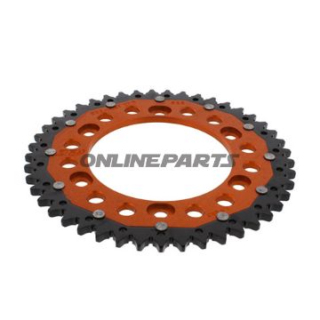 Rear Sprocket Dual 45 Tooth Pitch 525 Orangezf Inner Diameter 125 Bolt Spacing 150
