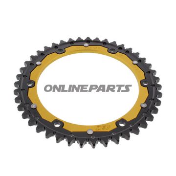 Rear Sprocket Dual 43 Tooth Pitch 530 Goldzf Inner Diameter 155 Bolt Spacing 176