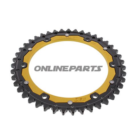 Rear Sprocket Dual 43 Tooth Pitch 530 Goldzf Inner Diameter 155 Bolt Spacing 176