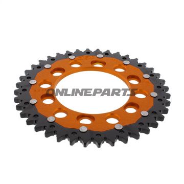 Rear Sprocket Dual 40 Tooth Pitch 525 Orangezf Inner Diameter 101 Bolt Spacing 124