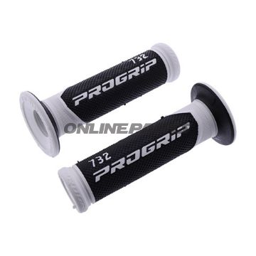 Pro Grip Grips Black Whited.22/25 Mm. L.125 Mm Closed