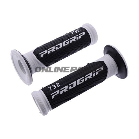 Pro Grip Grips Black Whited.22/25 Mm. L.125 Mm Closed