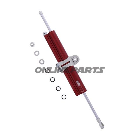 Yss Steering Damper - Top Line150mm - Red - Bracket "A"
