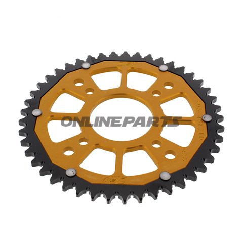 Rear Sprocket Dual 45 Tooth Pitch 428 Goldzf Inner Diameter 058 Bolt Spacing 090