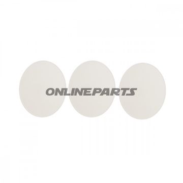Number Plate Whitecont 3 Pcs