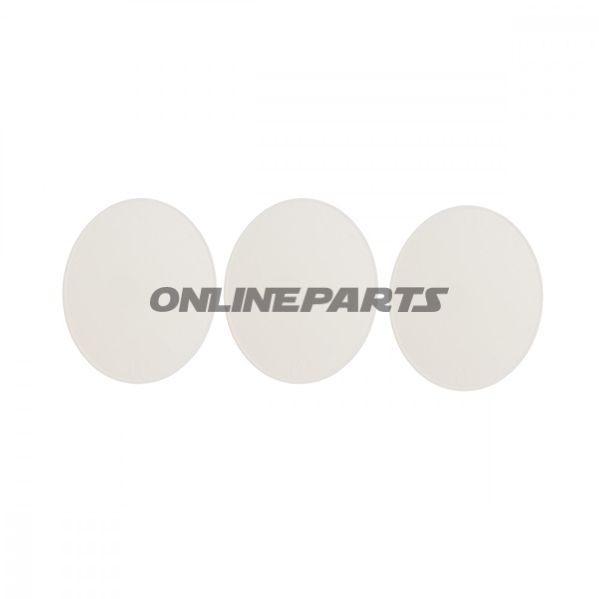 Number Plate Whitecont 3 Pcs