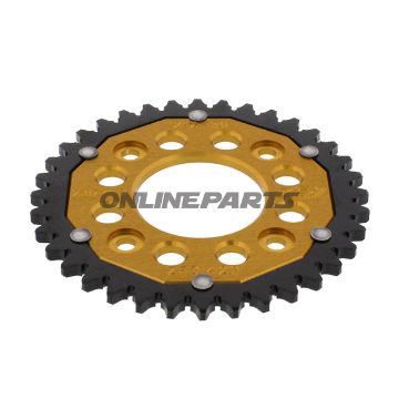 Rear Sprocket Dual 36 Tooth Pitch 420 Goldzf Inner Diameter 058 Bolt Spacing 090