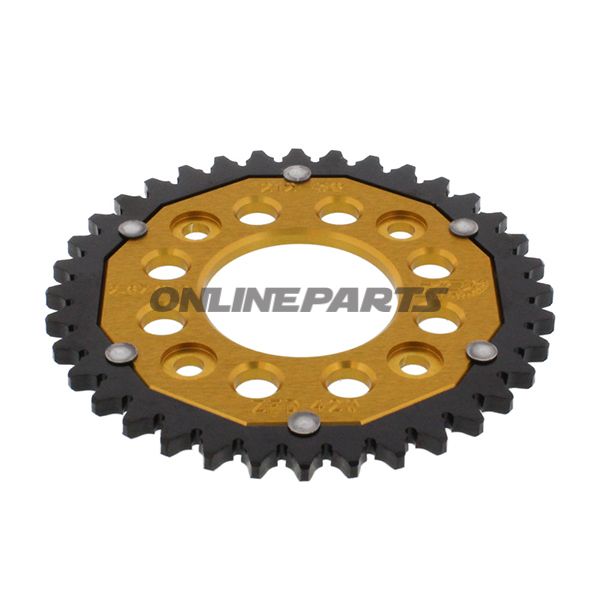 Rear Sprocket Dual 36 Tooth Pitch 420 Goldzf Inner Diameter 058 Bolt Spacing 090