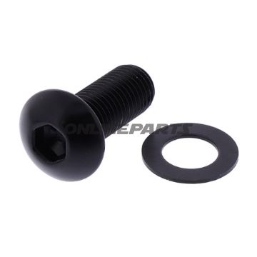 Dome Head Bolt Proboltm10x1.25Mm 25Mm Alu Black