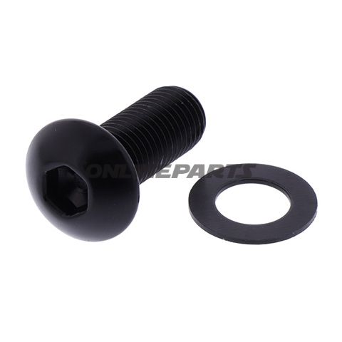 Dome Head Bolt Proboltm10x1.25Mm 25Mm Alu Black