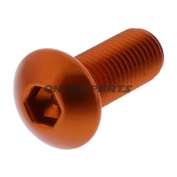 Dome Head Bolt Proboltm10x1.25Mm 25Mm Alu Orange