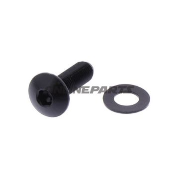 Dome Head Bolt Proboltm4x0.5Mm 12Mm Alu Black