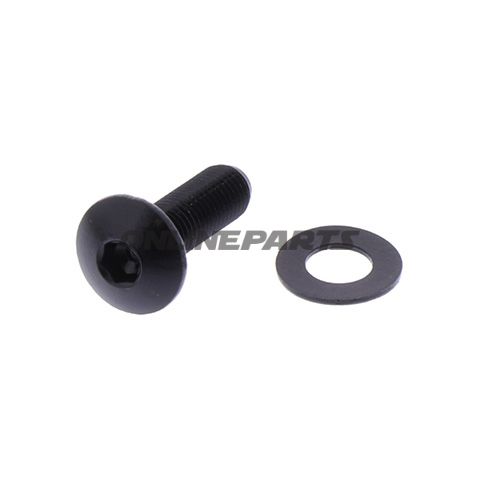 Dome Head Bolt Proboltm4x0.5Mm 12Mm Alu Black