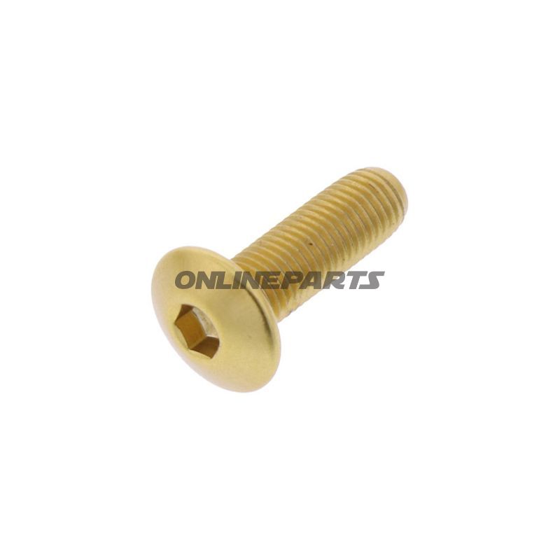 Dome Head Bolt Proboltm4x0.5Mm 12Mm Alu Gold