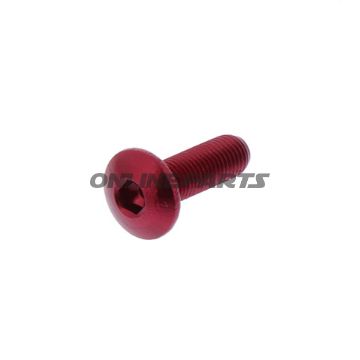 Dome Head Bolt Proboltm4x0.5Mm 12Mm Alu Red