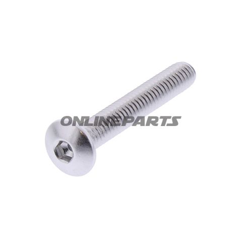 Dome Head Bolt Proboltm4x0.7Mm 25Mm Alu Silver