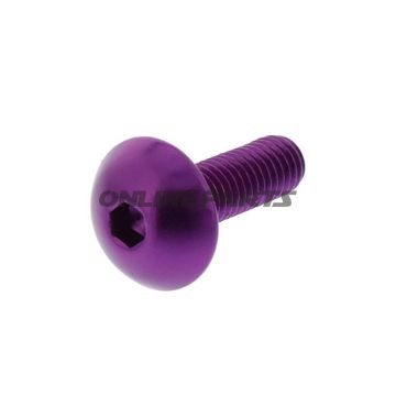 Dome Head Bolt Proboltm5x0.8Mm 16Mm Alu Purple