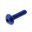 Dome Head Bolt Proboltm5x0.8Mm 20Mm Alu Blue
