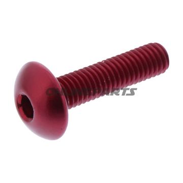 Dome Head Bolt Proboltm5x0.8Mm 20Mm Alu Red