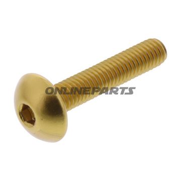 Dome Head Bolt Proboltm5x0.8Mm 25Mm Alu Gold