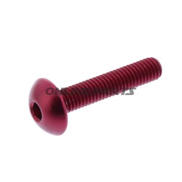 Dome Head Bolt Proboltm5x0.8Mm 25Mm Alu Red