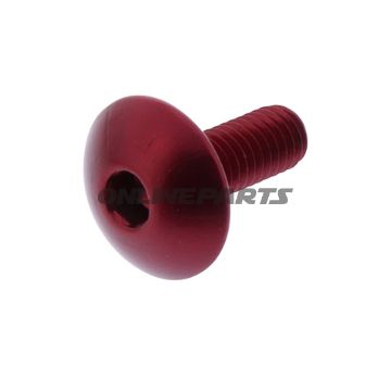 Dome Head Bolt Proboltm6x1.00Mm 16Mm Alu Red