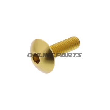 Dome Head Bolt Proboltm6x1.00Mm 20Mm Alu Gold