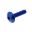 Dome Head Bolt Proboltm6x1.00Mm 25Mm Alu Blue