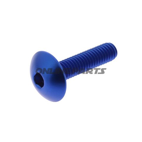 Dome Head Bolt Proboltm6x1.00Mm 25Mm Alu Blue