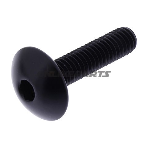 Dome Head Bolt Proboltm6x1.00Mm 25Mm Alu Black