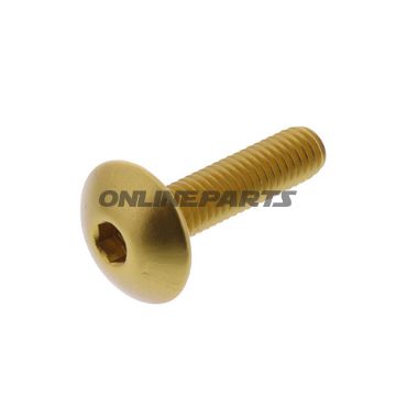 Dome Head Bolt Proboltm6x1.00Mm 25Mm Alu Gold