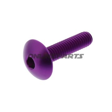 Dome Head Bolt Proboltm6x1.00Mm 25Mm Alu Purple