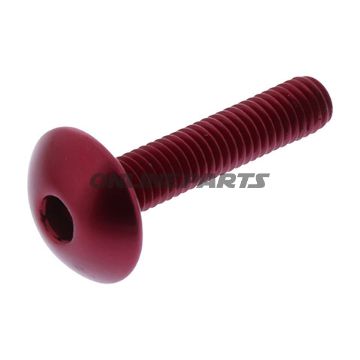 Dome Head Bolt Proboltm6x1.00Mm 30Mm Alu Red