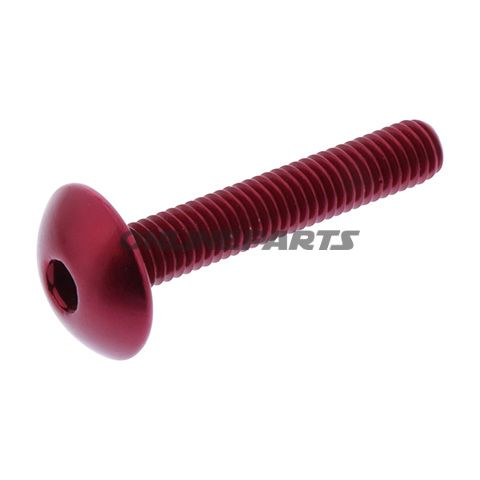 Dome Head Bolt Proboltm6x1.00Mm 35Mm Alu Red